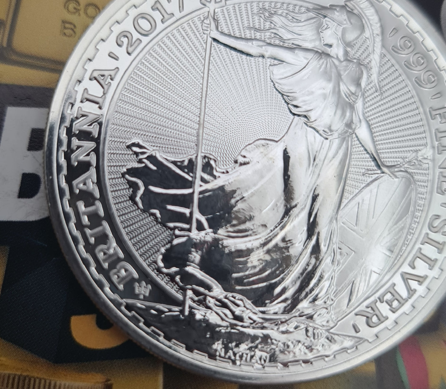 2017 1oz Silver Britannia – Trident Privy Mark
