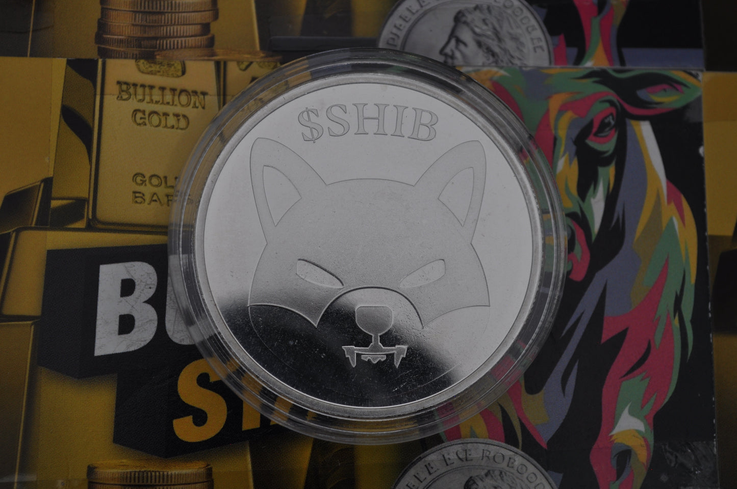 1oz Silver Round | Shiba Inu Design | .999 Fine Silver | Cryptocurrency Collectible Bullion