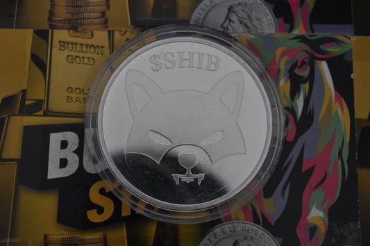 1oz Silver Round | Shiba Inu Design | .999 Fine Silver | Cryptocurrency Collectible Bullion