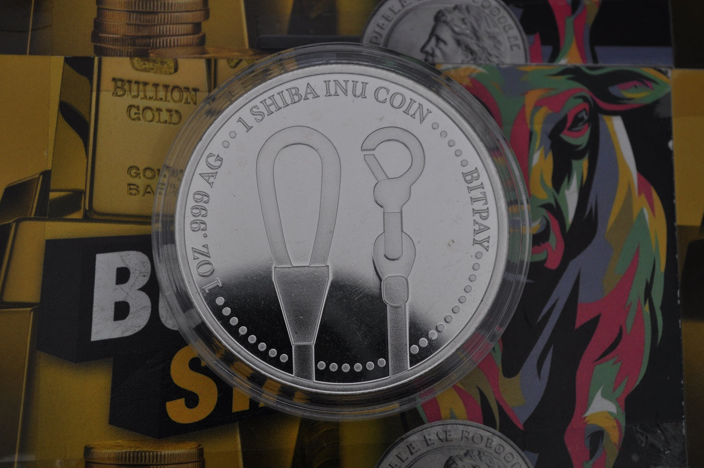 1oz Silver Round | Shiba Inu Design | .999 Fine Silver | Cryptocurrency Collectible Bullion