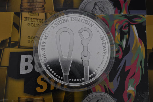 1oz Silver Round | Shiba Inu Design | .999 Fine Silver | Cryptocurrency Collectible Bullion