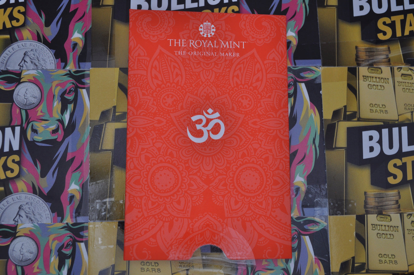 Royal Mint 5g Gold Bar – Om Edition | .9999 Fine Gold | Sealed Assay Sleeve