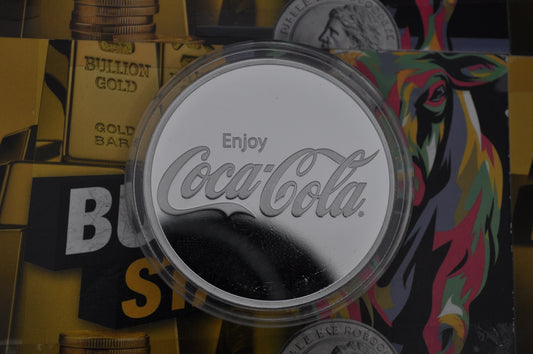 Coca-Cola® 1oz Silver Struck Round | .999 Fine Silver | Official Licensed Collectible