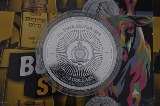 2023 Niue 1oz Silver $2 Chronos (Prooflike) | .999 Fine Silver | Pressburg Mint