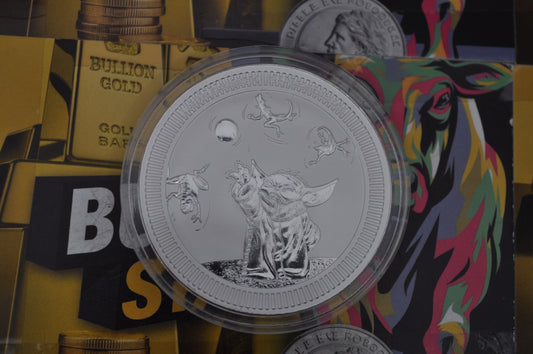 2024 Niue 1oz Silver $2 Star Wars: Grogu “Baby Yoda” BU Coin | .999 Fine Silver | Official Licensed Collectible