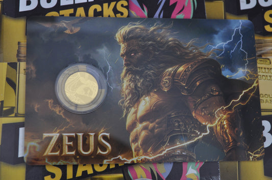 Niue Greek Mythology – Zeus | 1/1000th oz .9999 Fine Gold Coin | Limited Edition Collectible