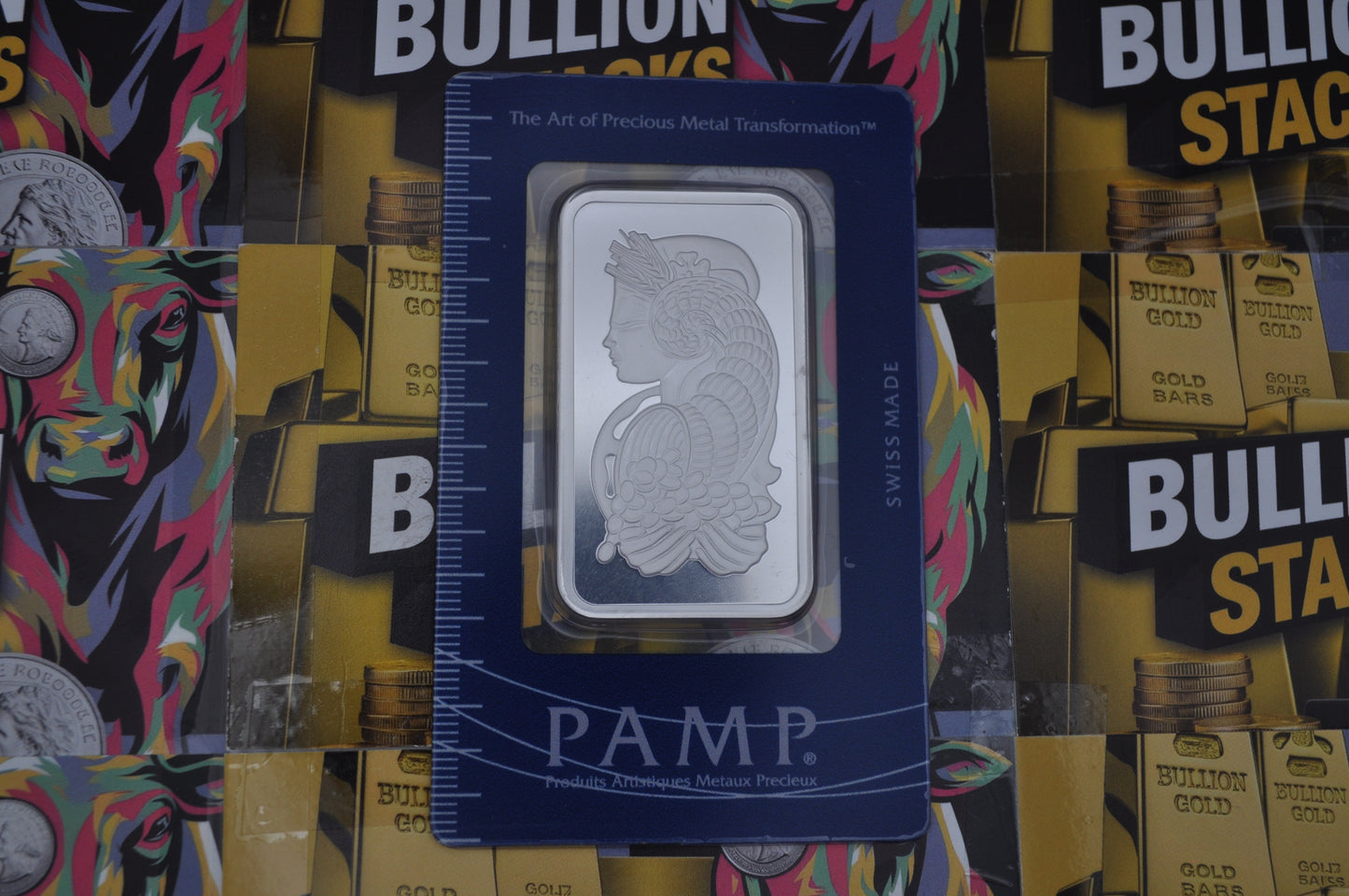 1oz PAMP Lady Fortuna Silver Bar – In Assay Packaging