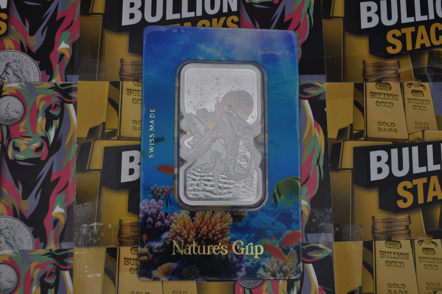 1oz PAMP Nature’s Grip Silver Bar – Limited Edition (Mintage: 3,500)