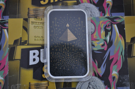 2025 “Lost Technology” 1oz Colorized Silver Art Bar | .999 Fine Silver | Limited Mintage of 100