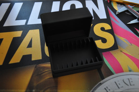 3D Printed Bullion Storage Box – Fits 10x 1oz Silver/Gold Bars in Capsules