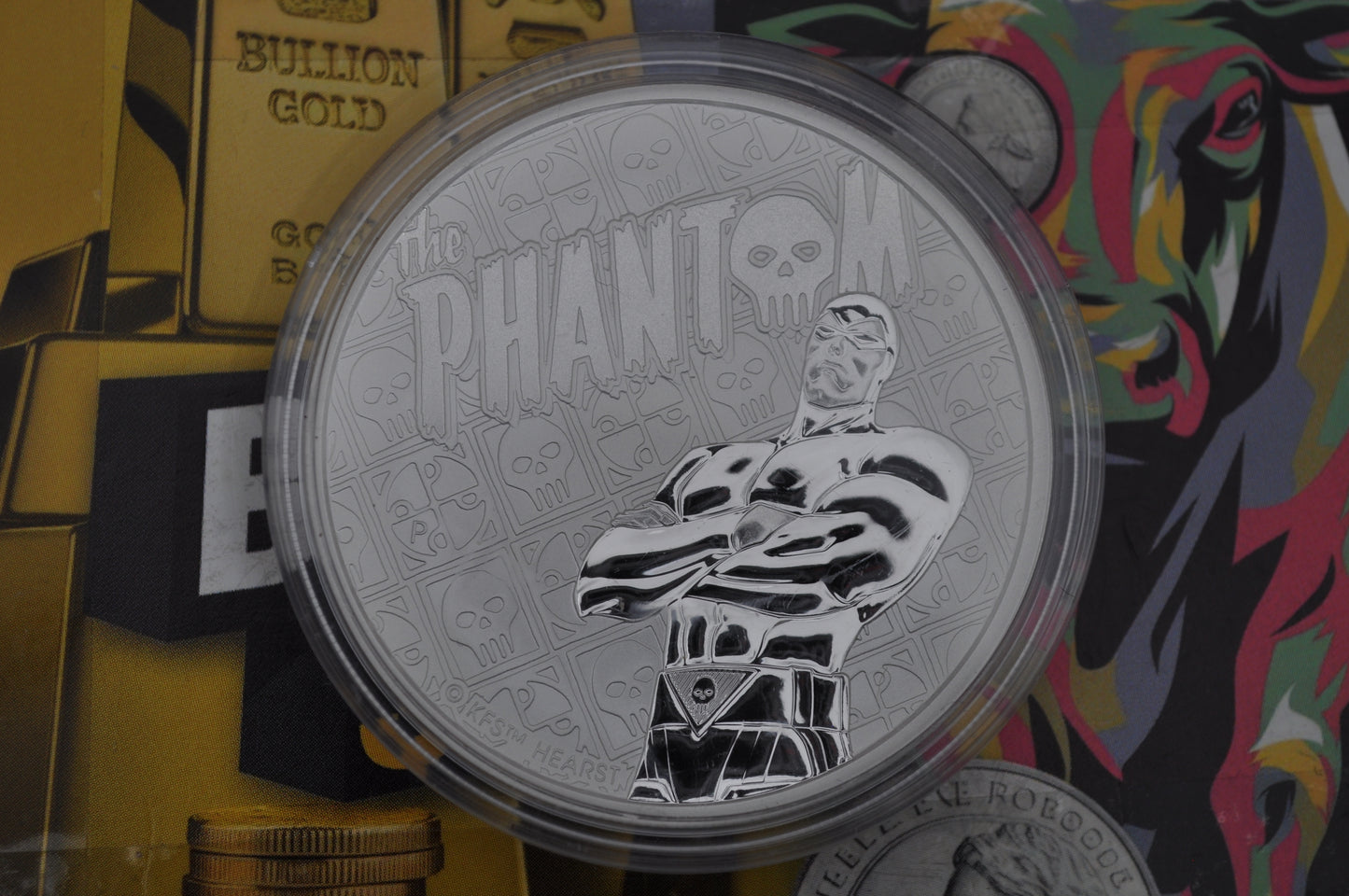 2022 1oz Silver The Phantom Coin | Tuvalu | Perth Mint | .9999 Fine Silver