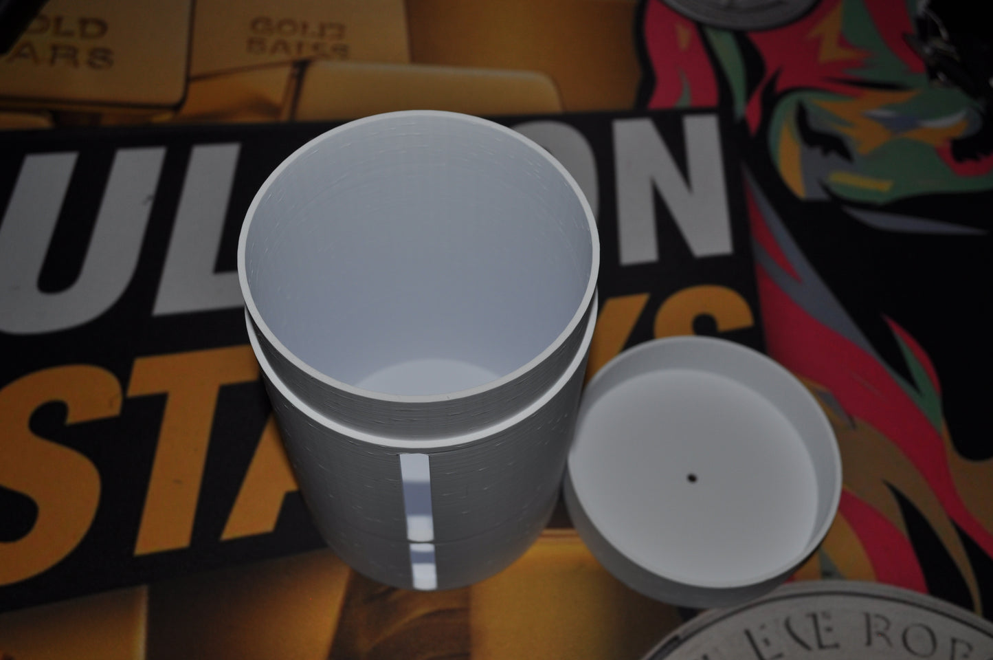 Bullion Stacks Storage Box β Holds 10x 10oz Coins in Capsules