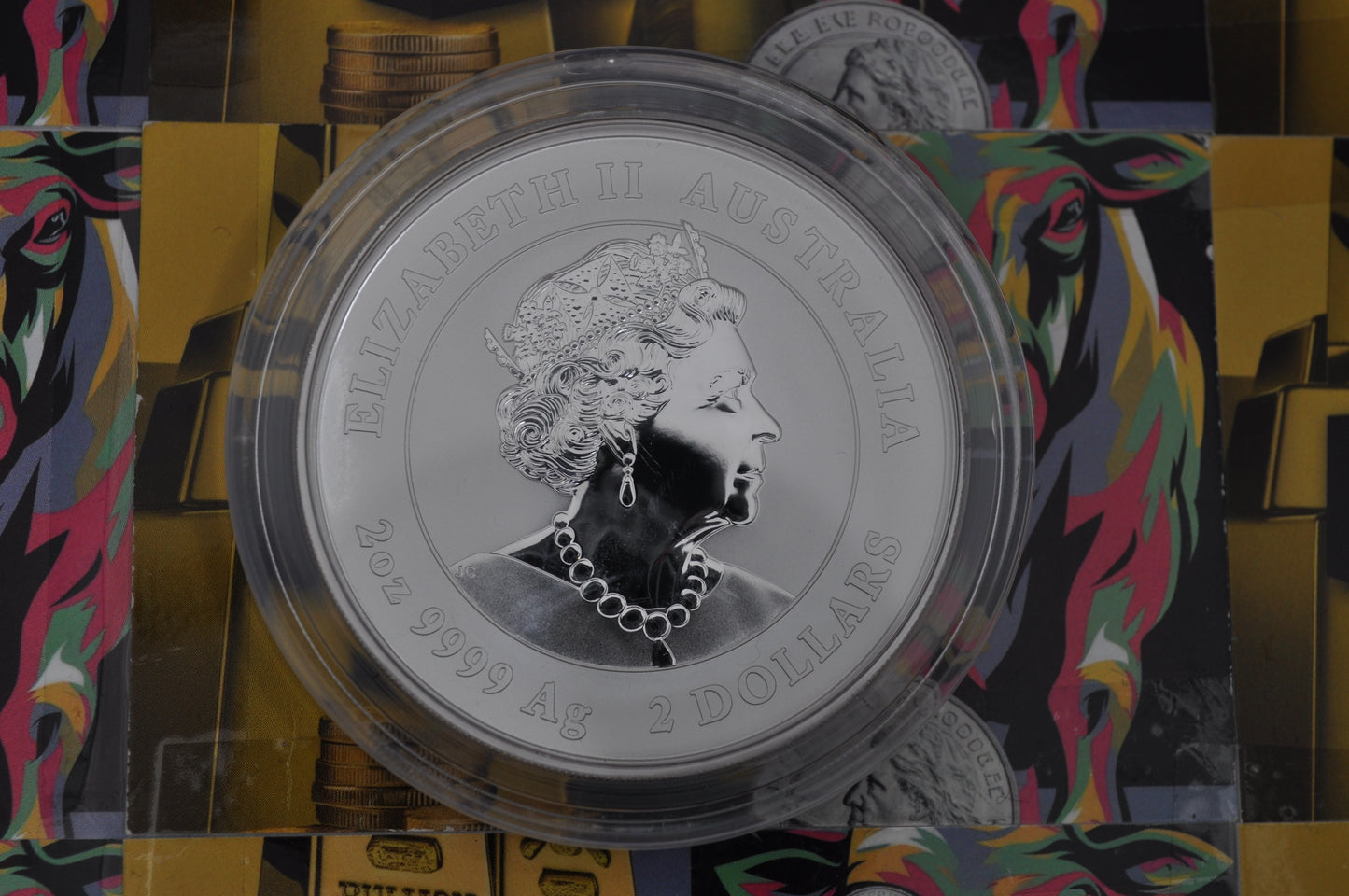2023 2oz Year of the Rabbit Silver Coin | Perth Mint | Lunar Series III | .9999 Fine Silver