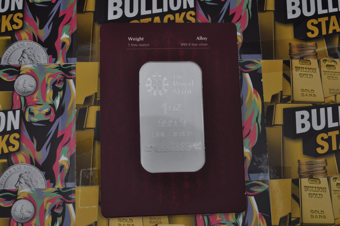 1oz Silver Bar – Thor | The Royal Mint x Germania Mint | .9999 Fine Silver | Assay Card