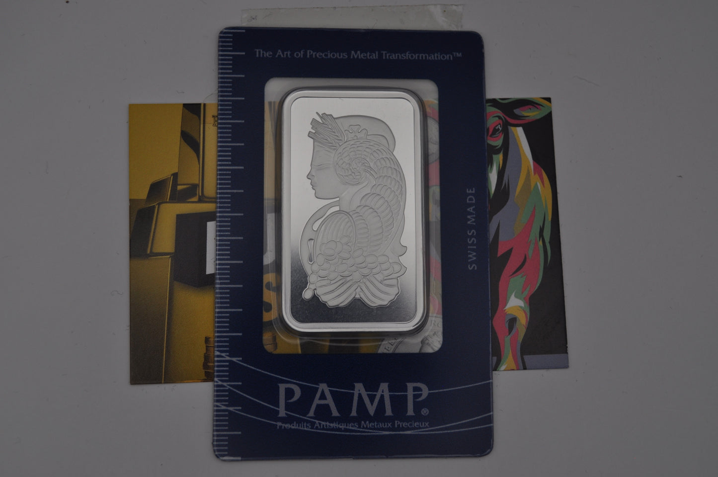 1oz PAMP Lady Fortuna Silver Bar β In Assay Packaging