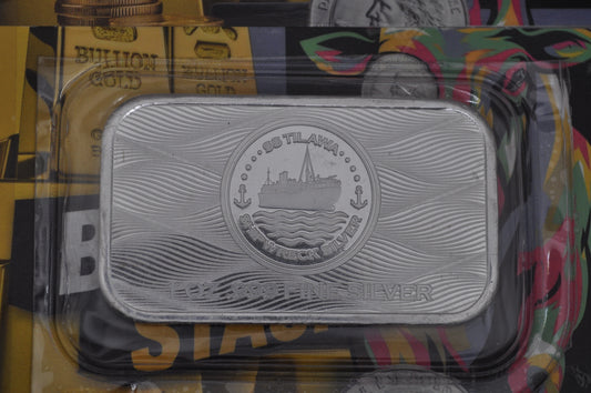 1oz Silver Bar – SS Tilawa 1942 | Historic Shipwreck Silver | .999 Fine | OMP
