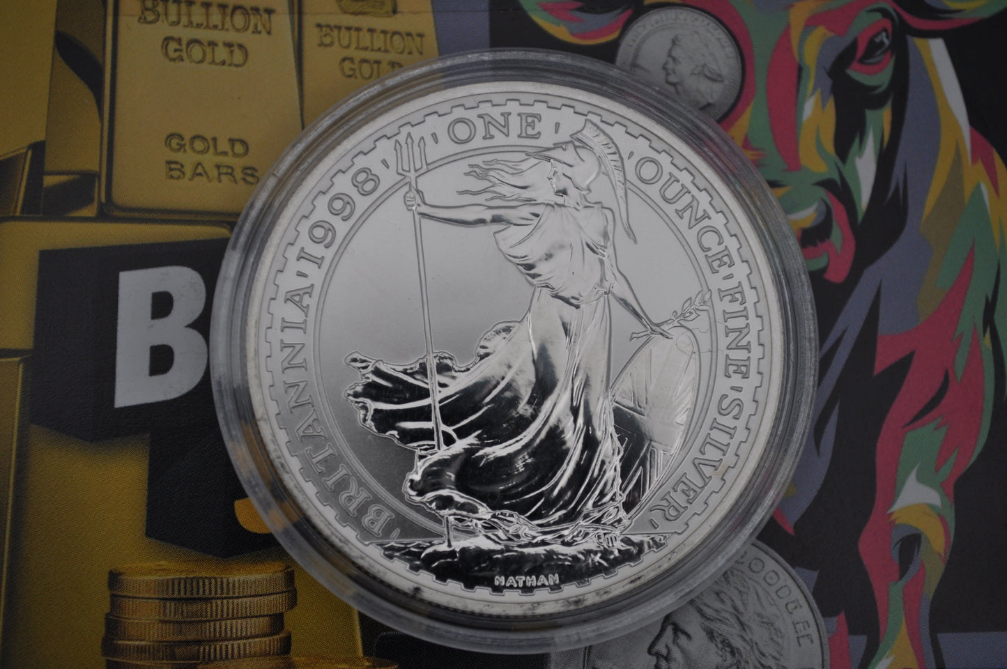 1998 1oz Silver Britannia Coin