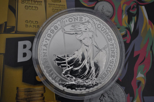 1998 1oz Silver Britannia Coin