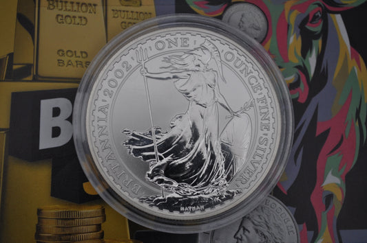 2002 1oz Silver Britannia Coin