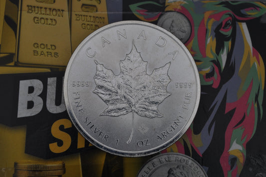 2014 1oz Silver Maple Leaf | Royal Canadian Mint | .9999 Fine Silver | In Capsule