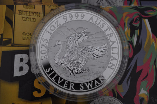 2025 Australia 1oz Silver Swan | The Perth Mint | .9999 Fine Silver | Brilliant Uncirculated