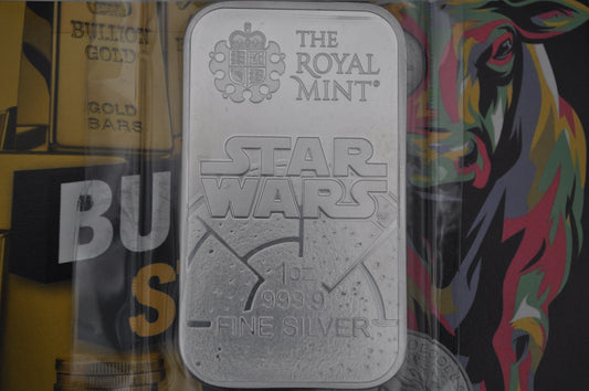 Star Wars™ ‘Dark Side’ 1oz Minted Silver Bar – The Royal Mint