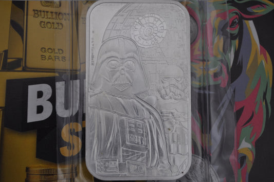 Star Wars™ ‘Dark Side’ 1oz Minted Silver Bar – The Royal Mint