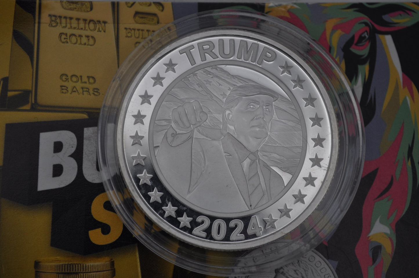 2024 1oz Silver Trump 2024 Bullion Coin – .999 Fine Silver