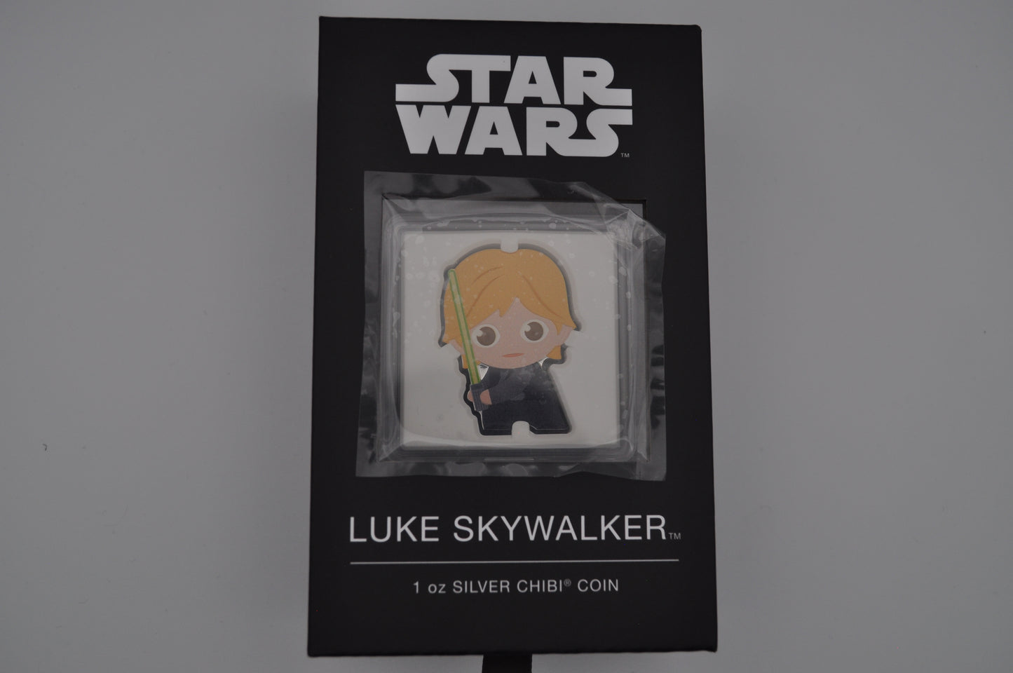 1oz Silver Star Wars™ Chibi® Coin – Luke Skywalker™ (2023) | New Zealand Mint