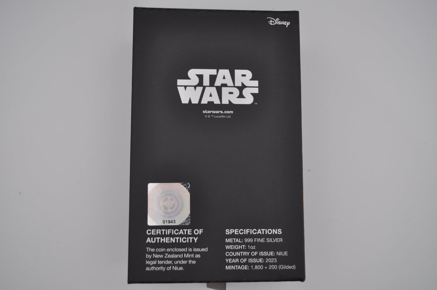 1oz Silver Star Wars™ Chibi® Coin – Luke Skywalker™ (2023) | New Zealand Mint
