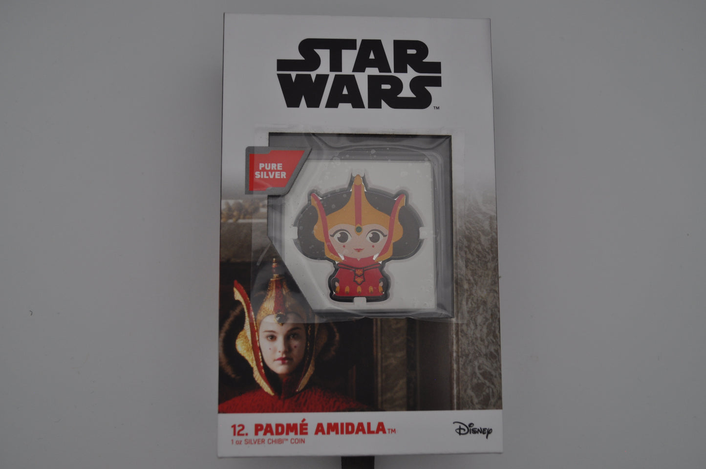 1oz Silver Star Wars™ Chibi® Coin – Padmé Amidala™ #12 | New Zealand Mint