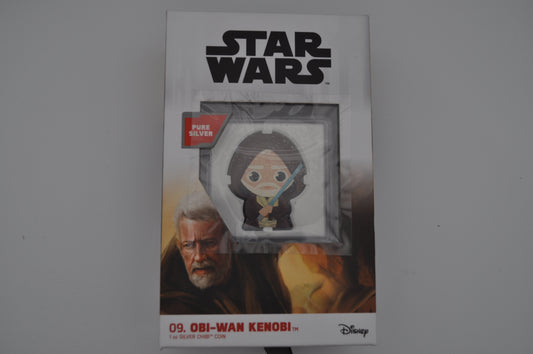 1oz Silver Star Wars™ Chibi® Coin – Obi-Wan Kenobi™ #09 | New Zealand Mint