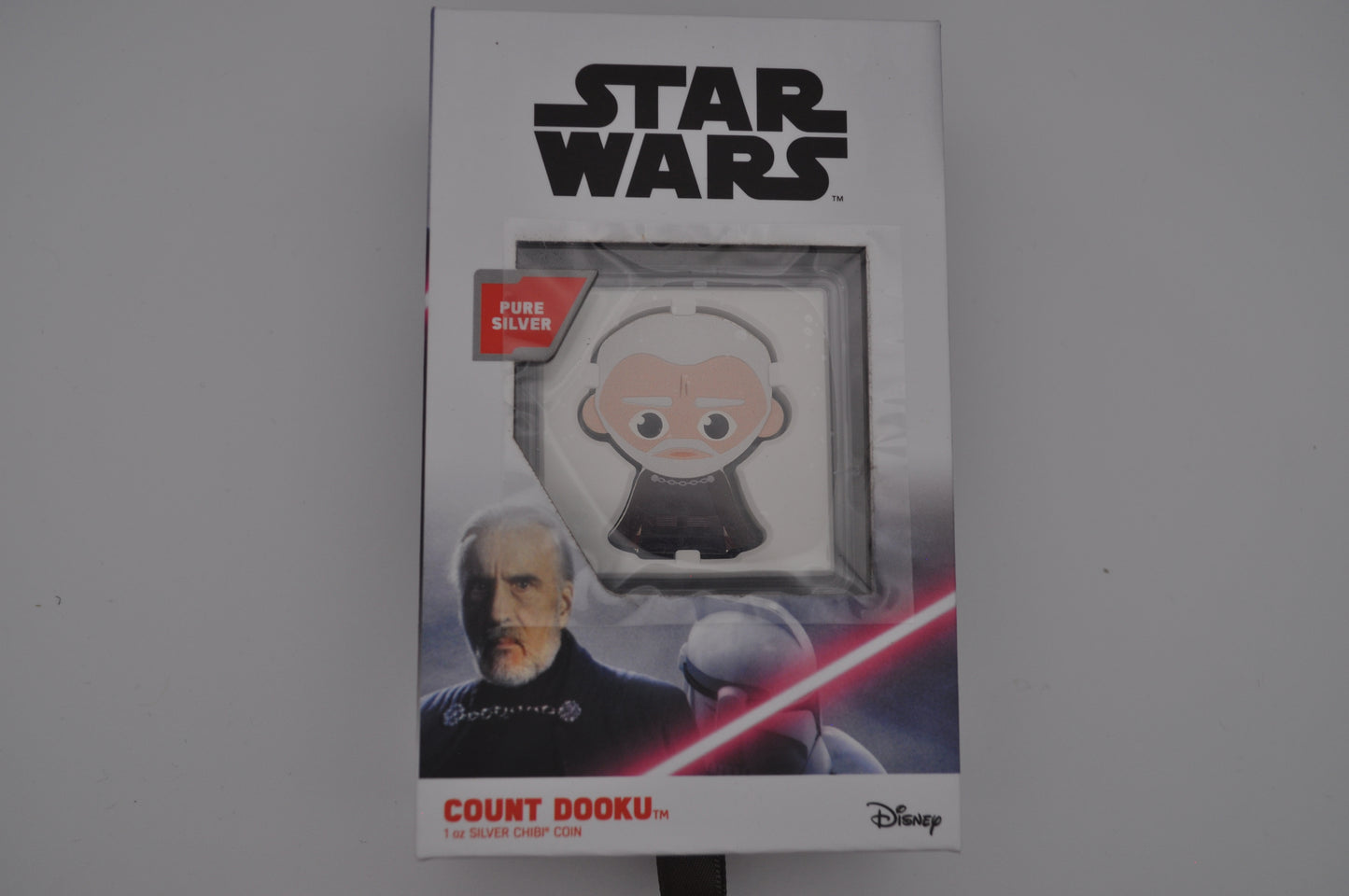 1oz Silver Star Wars™ Chibi® Coin – Count Dooku™ (2023) | New Zealand Mint