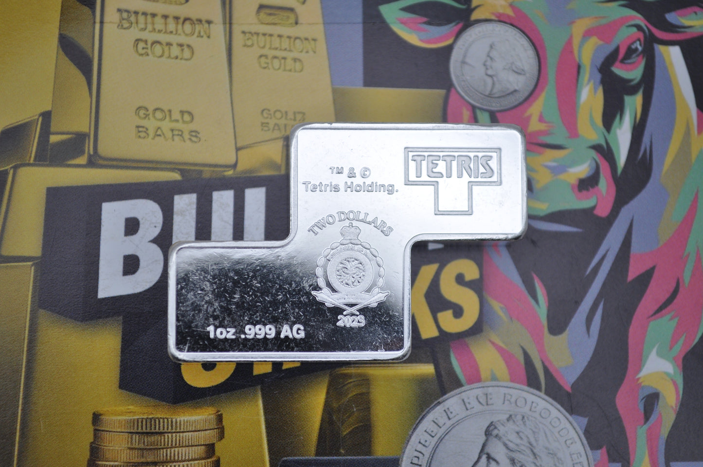2023 Tetris™ Niue 1oz Silver $2 Coin – Z-Tetrimino Block | New Zealand Mint