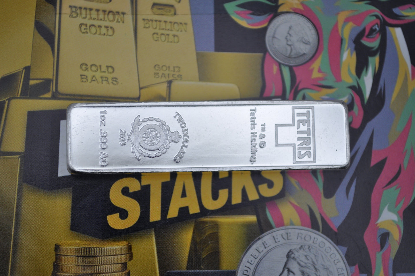 2023 Tetris™ Niue 1oz Silver $2 Coin – I-Tetrimino Block | New Zealand Mint