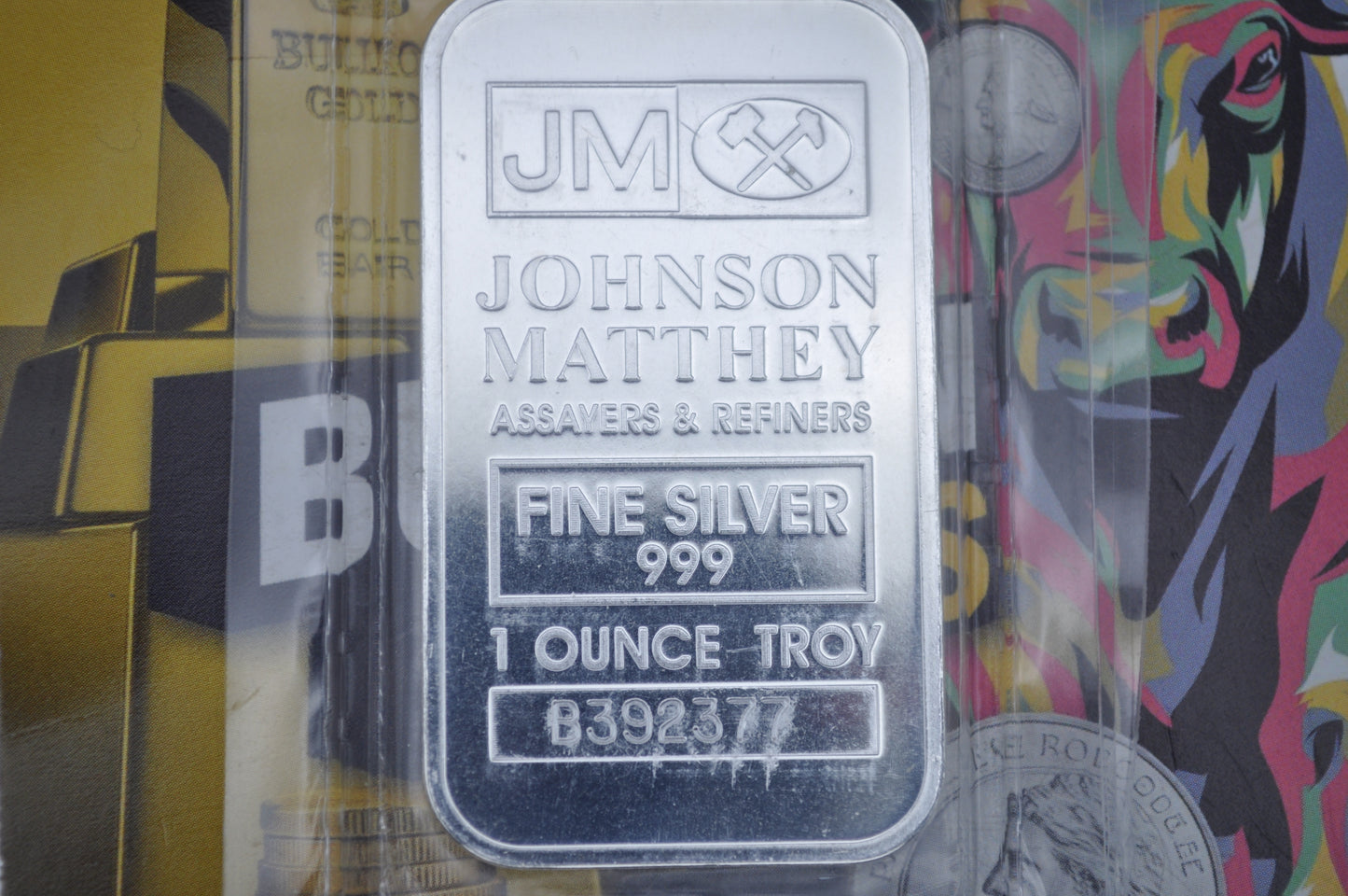 1oz Silver Bar – Johnson Matthey | .999 Fine Silver