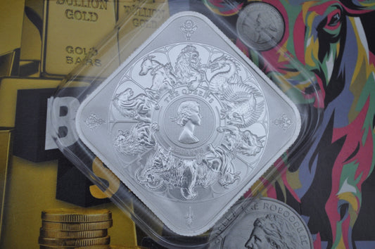 1oz Silver Queen’s Beasts Completer Coin – The Royal Mint | .999 Fine Silver
