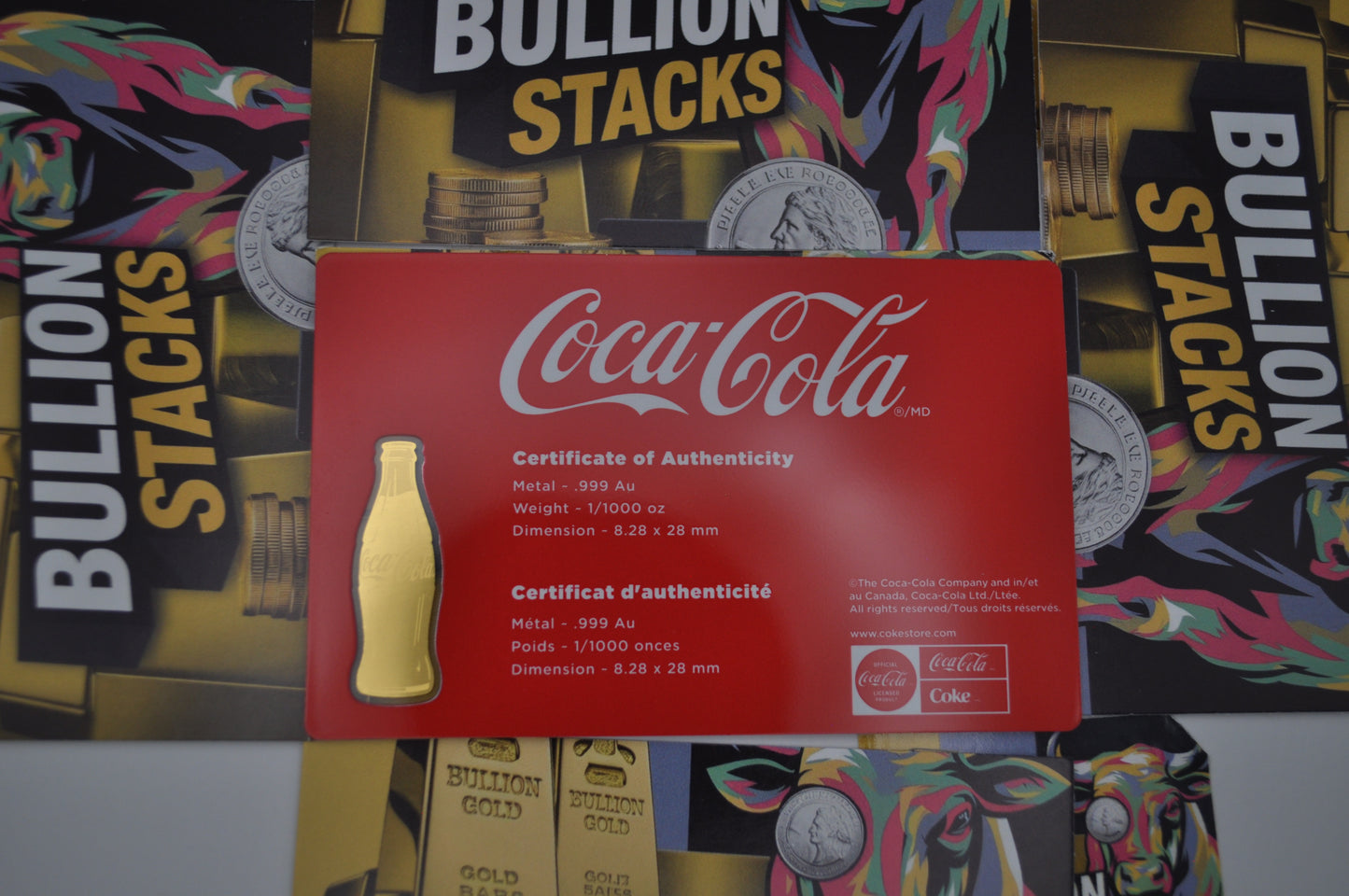 Coca-Cola® Bottle Coin Card – 1/1000 oz Gold | Limited Edition Collectible