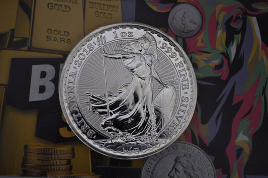 2018 1oz Silver Britannia – Dog Privy Mark