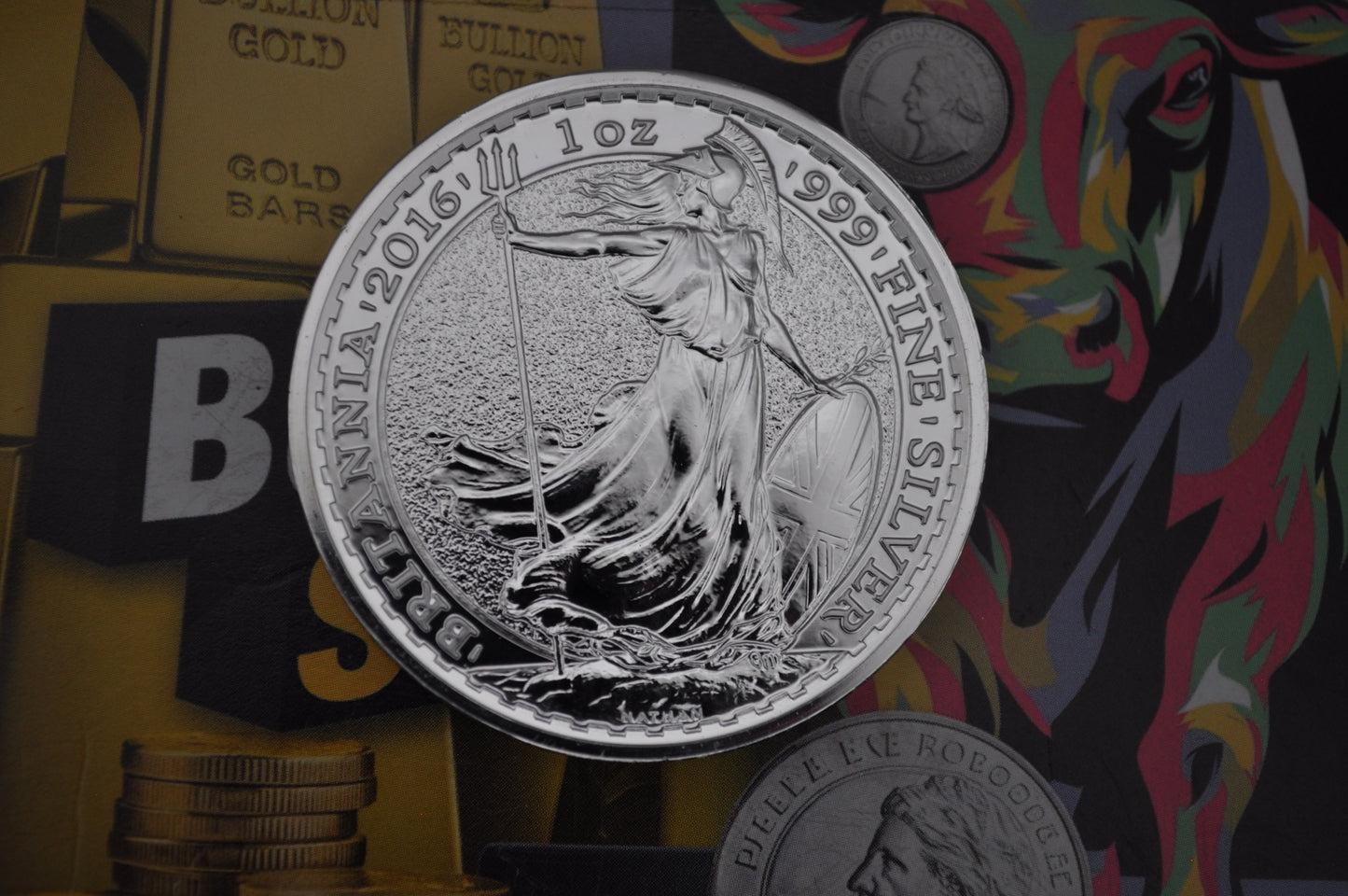 2016 1oz Silver Britannia – Monkey Privy Mark