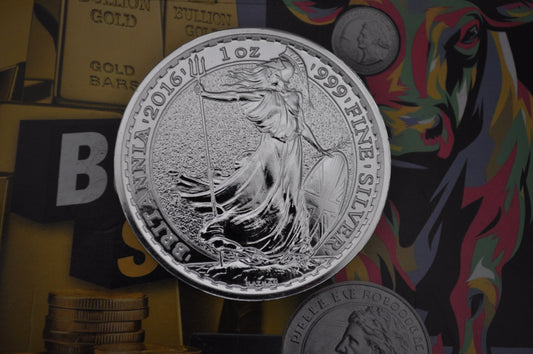 2016 1oz Silver Britannia – Monkey Privy Mark