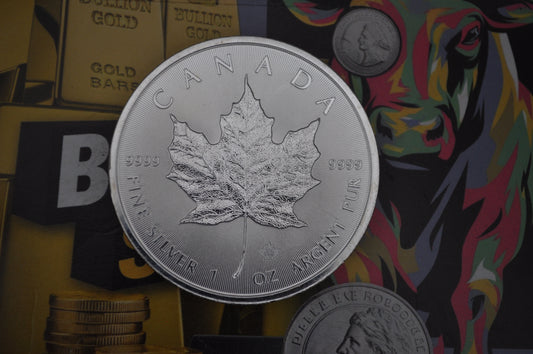 2018 1oz Silver Canadian Maple Coin