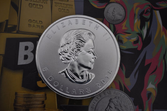 2018 1oz Silver Canadian Maple Coin
