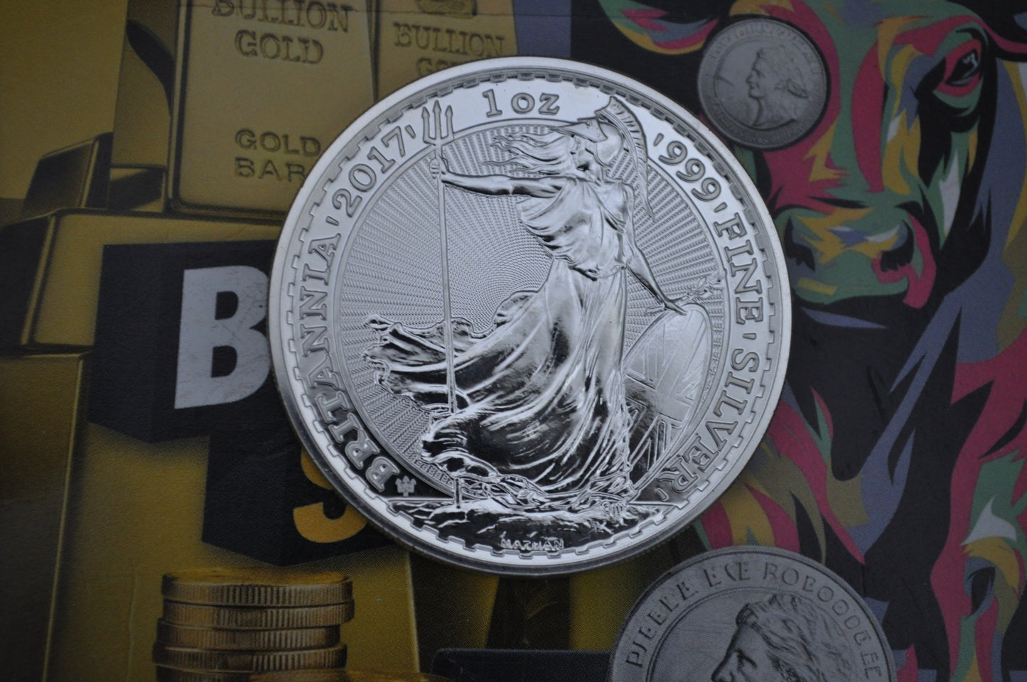 2017 1oz Silver Britannia – Trident Privy Mark