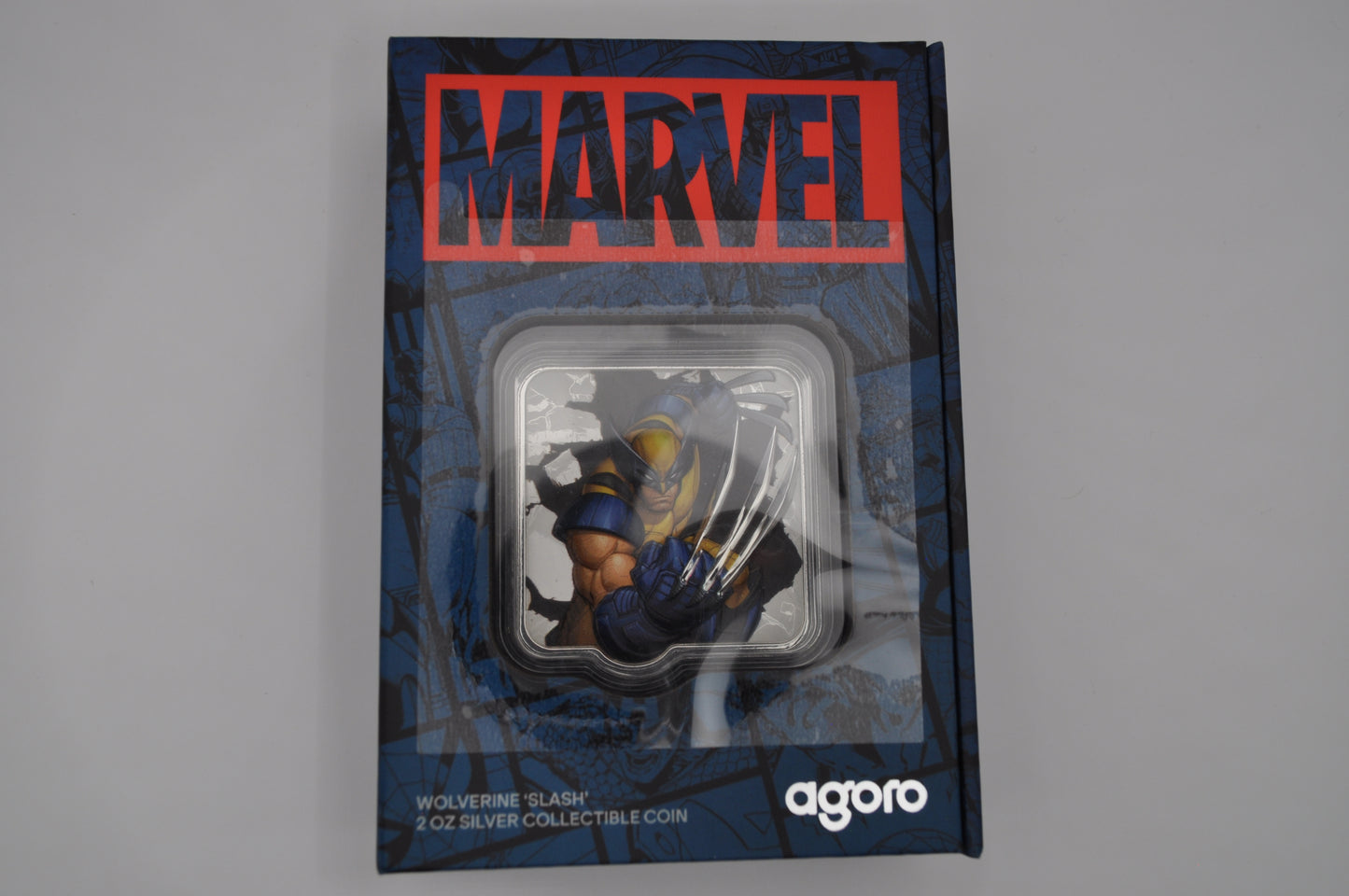 Marvel β Wolverine "Slash" 2oz Silver Collectible Coin | .999 Fine Silver | Agoro Official Release