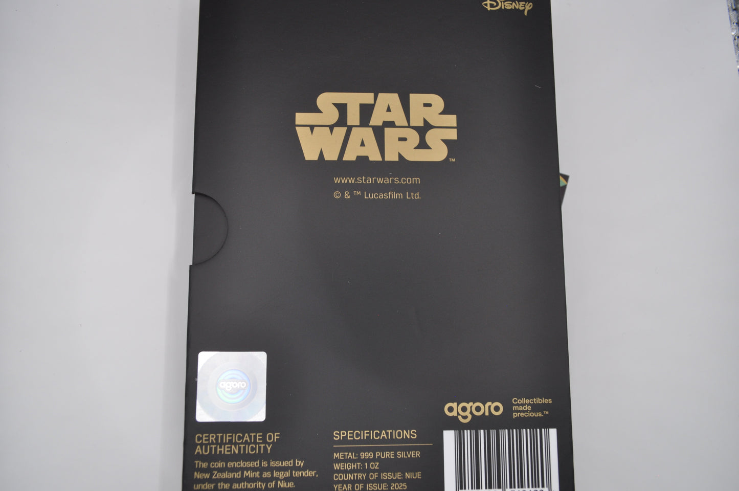 Star Wars™ – C-3PO™ 1oz Silver Collectible Coin | .999 Fine Silver | Agoro Official Release