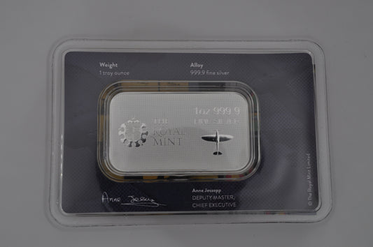 WWII Battle of Britain 1oz Silver Bullion Minted Bar In Sealed Assay Card
