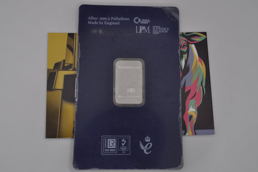 1/10oz Baird & Co Palladium Bar | .9995 Fine | Sealed in Assay Card