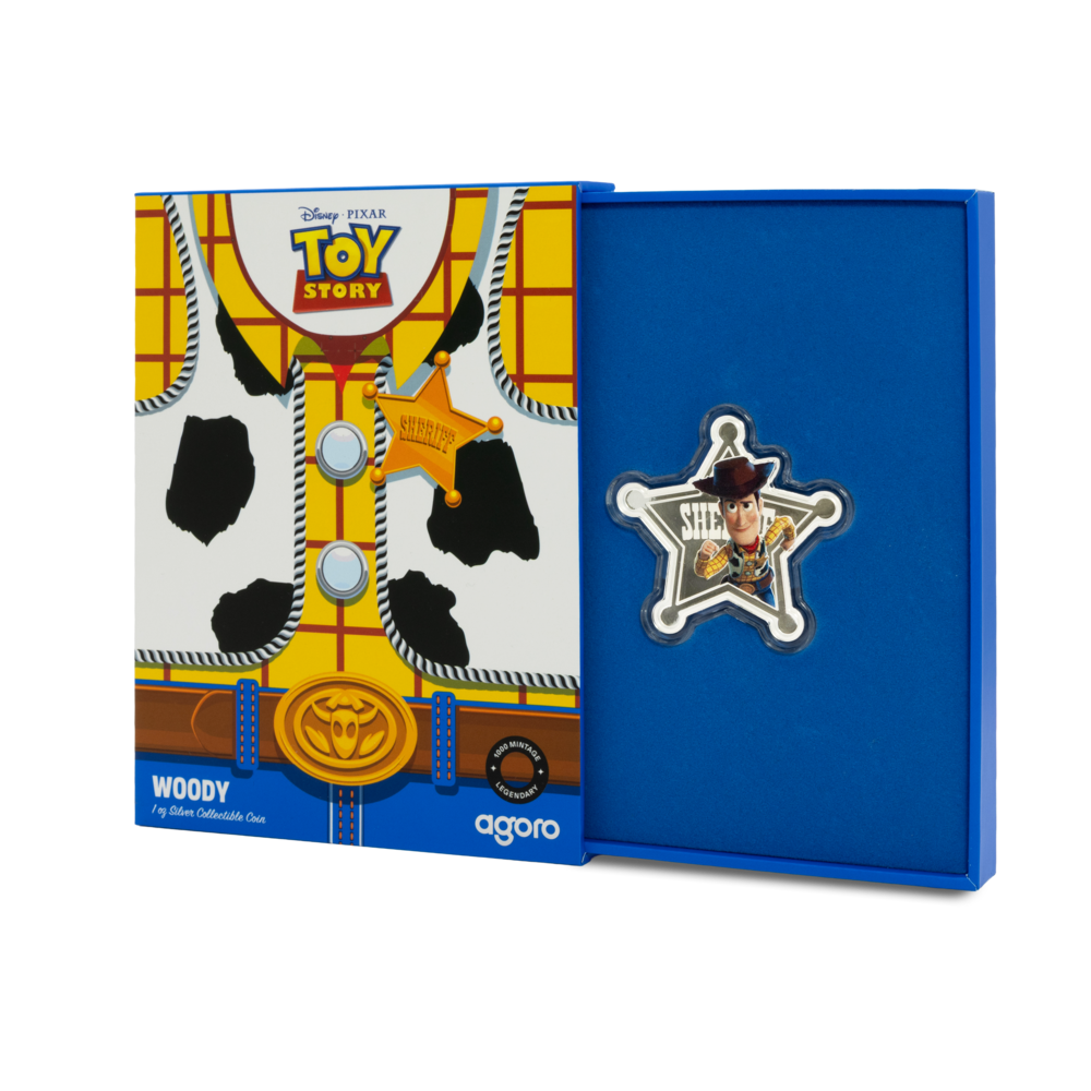 Disney Pixar – Toy Story (1995) 30th Anniversary | Woody | 1oz .999 Fine Silver Collectible Coin | Limited Edition
