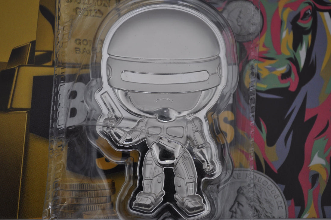 🏆 BullionStacks Sticker Showdown: Win a 1oz Robocop Silver Coin!